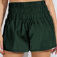 Breathable Smocked Sports Shorts