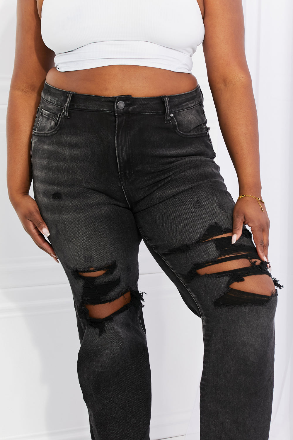 Risen distressed Relaxed Jeans