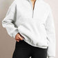 Half-Zip Long Sleeve Sweatshirt