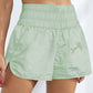 Breathable Smocked Sports Shorts