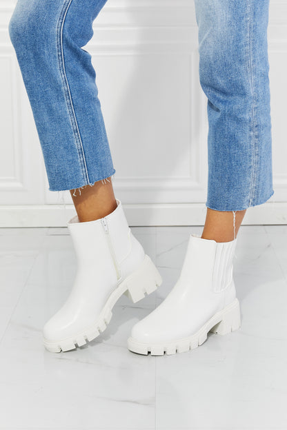 What It Takes Chelsea Boots in White