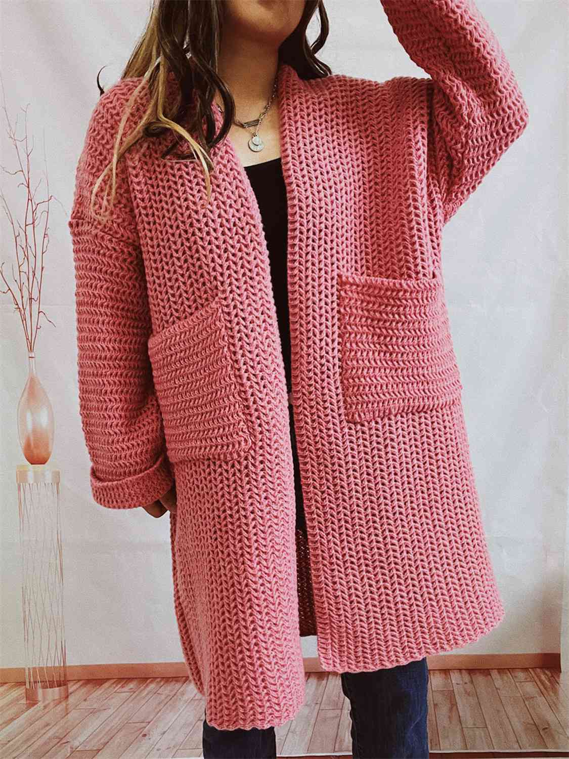 Chunky Open Front Cardi