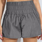 Breathable Smocked Sports Shorts