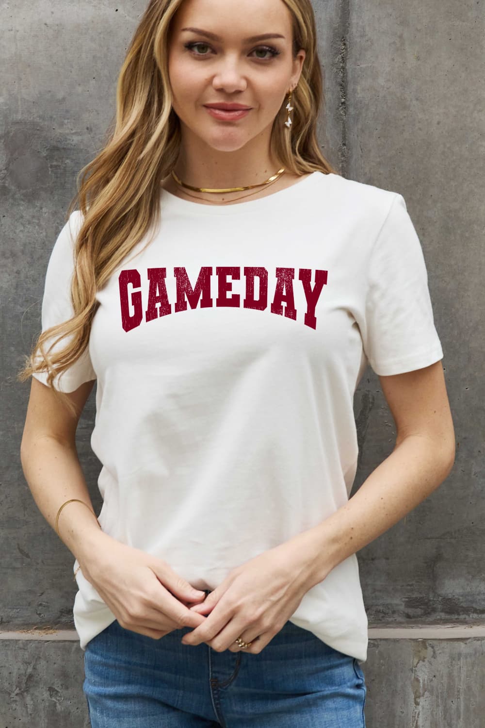 Simply Love-GAMEDAY Graphic Cotton Tee