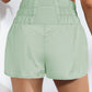Breathable Smocked Sports Shorts