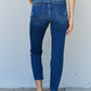 Judy Blue Aila Short Full Size Mid Rise Cropped Relax Fit Jeans