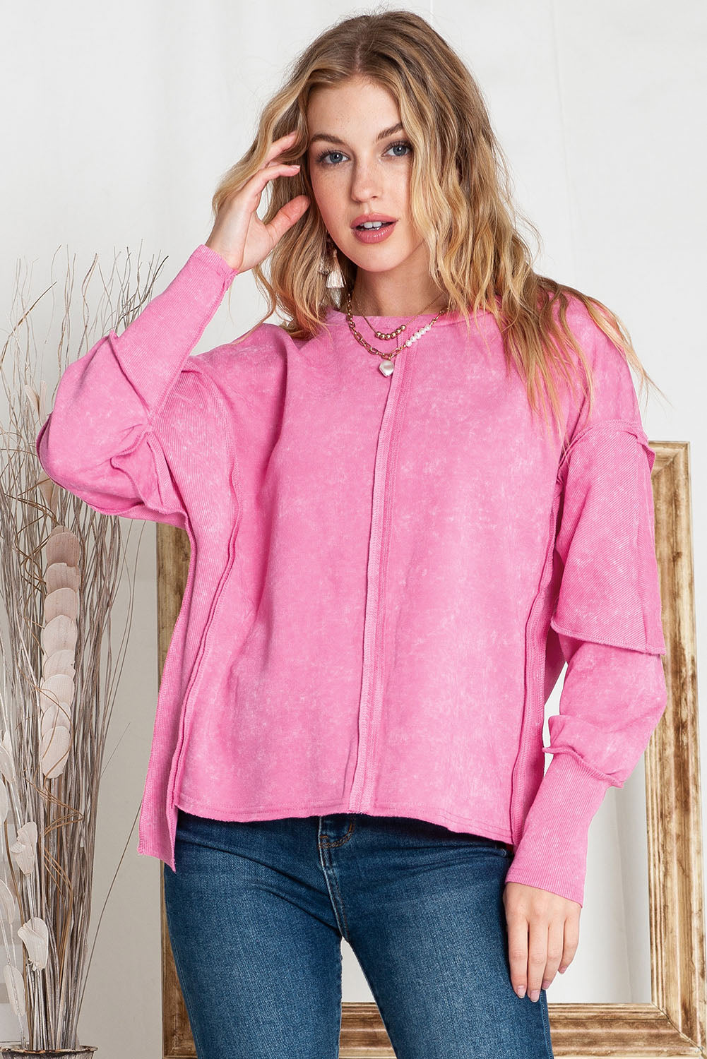 Exposed Seams Sweatshirt