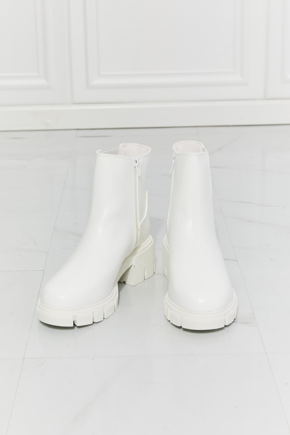 What It Takes Chelsea Boots in White