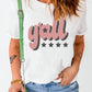 Y'ALL Graphic Round Neck Tee