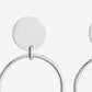 Gold-Plated Stainless Steel Drop Earrings