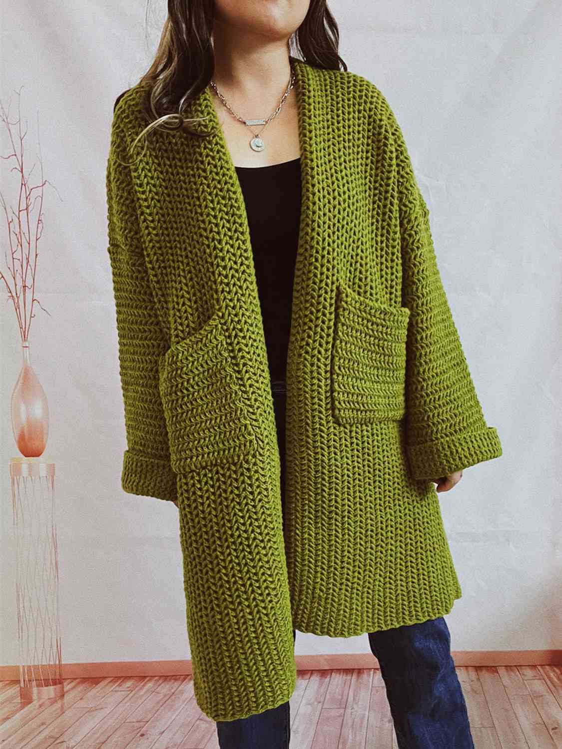 Chunky Open Front Cardi