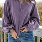 Lantern Sleeve Sweatshirt