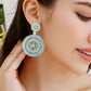 Beaded Boho Style Round Shape Dangle Earrings