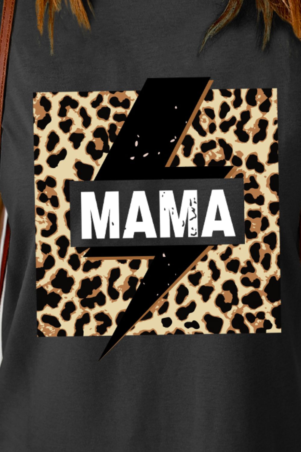 MAMA Leopard Lightning Graphic Tee